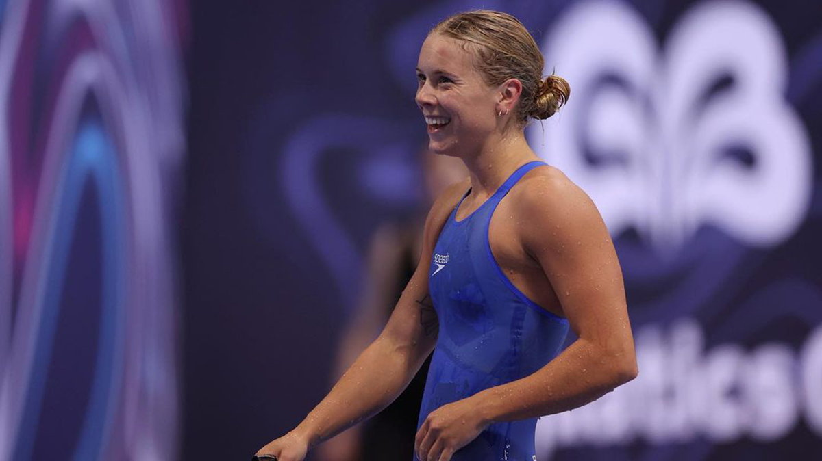 Olympic champion Anna Hopkin announces her retirement from competitive swimming Olympic champion Anna Hopkin announces her retirement from competitive swimming