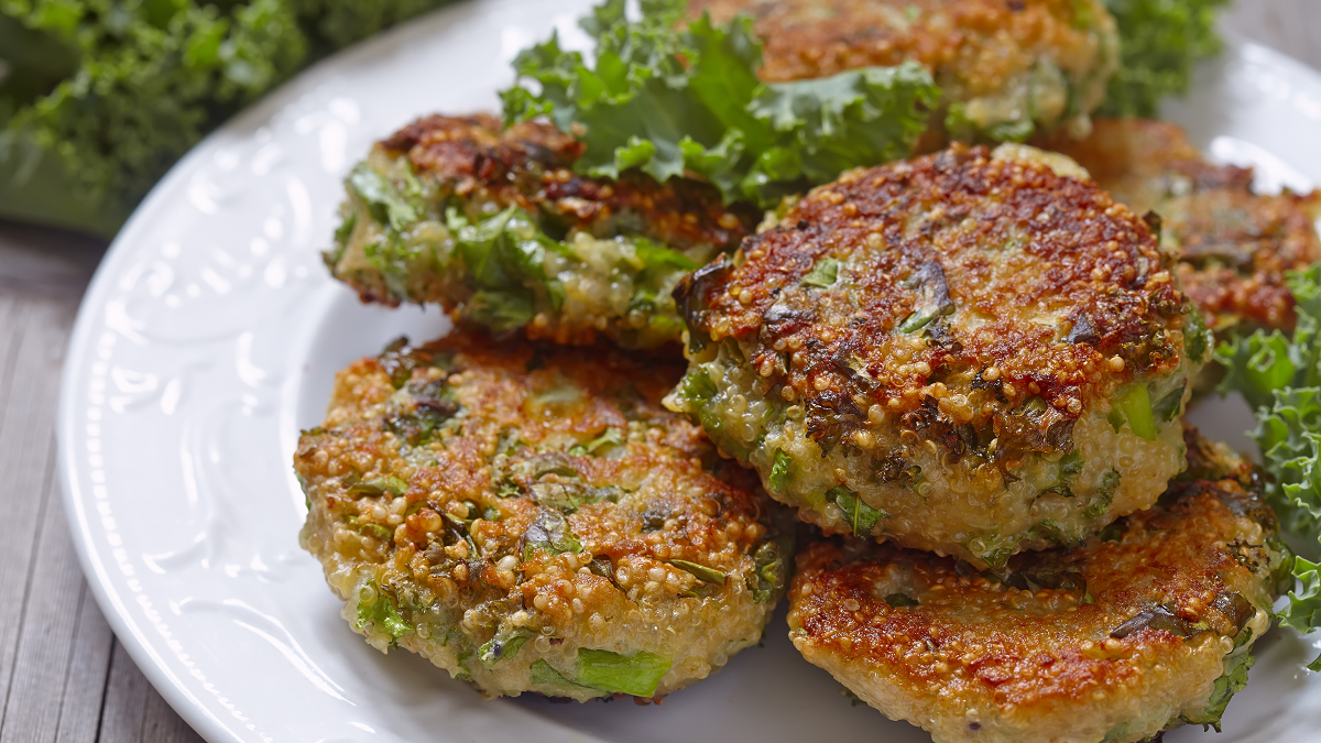 Recipe: Kale and quinoa patties Recipe: Kale and quinoa patties